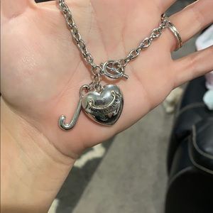 Juicy Couture heart & “J” charm bracelet